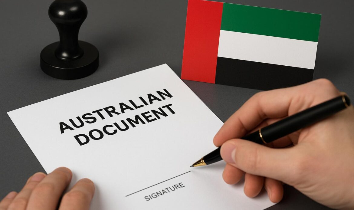 Australian Documents for Use in the UAE